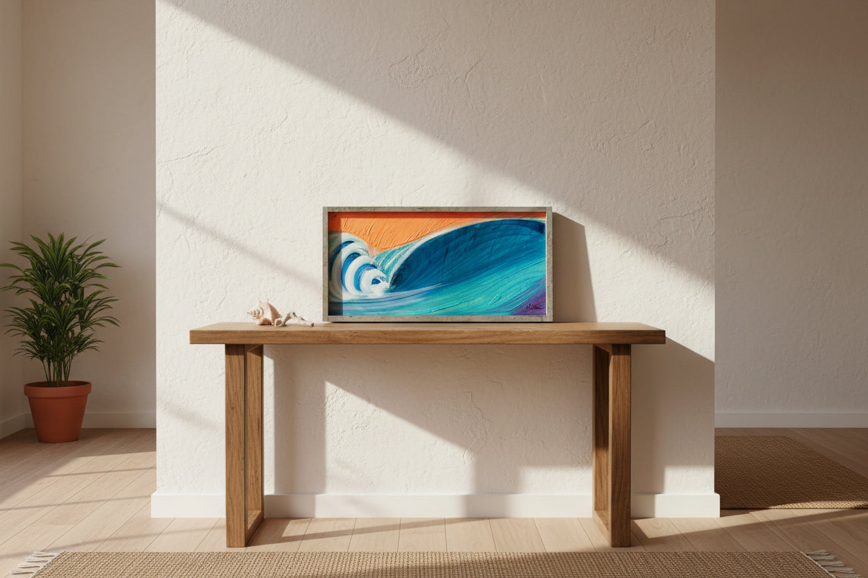 Framed Original Wave