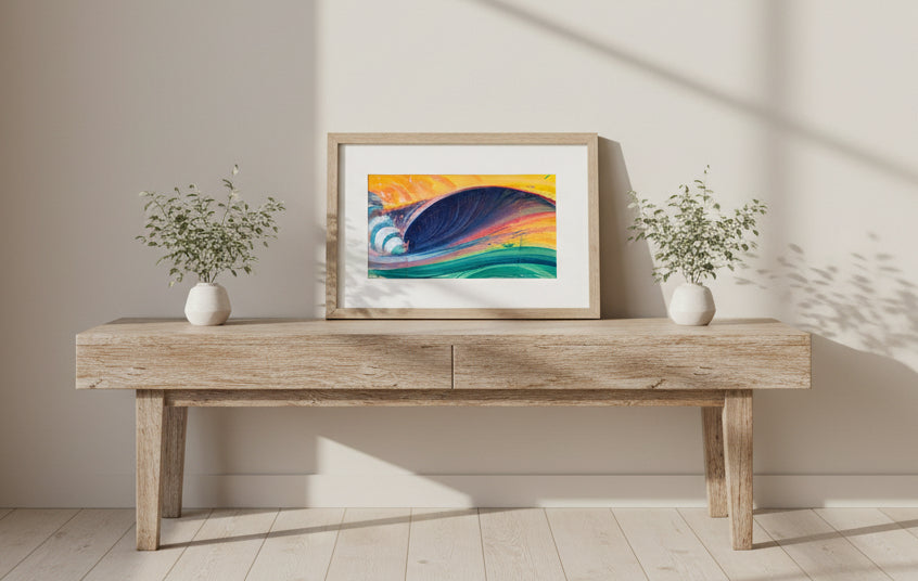 Rainbow Wave 02 – Ocean Abstract Art Print | Nick Seyler