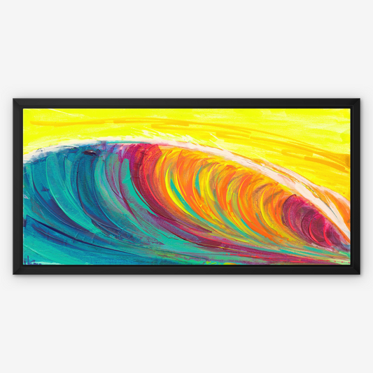 Tsunami – Framed Canvas Ocean Art Print | Nick Seyler