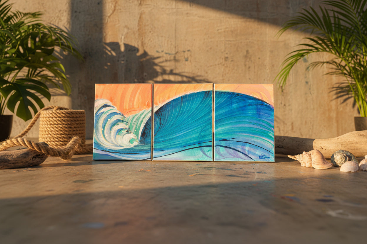 Wave Triptych 03