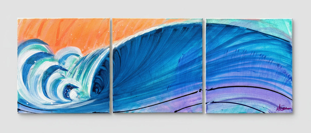 Wave Triptych 02