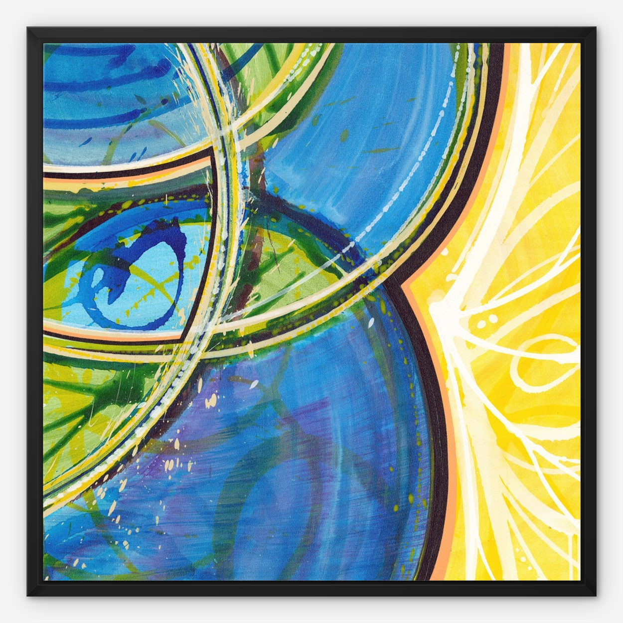 Angry Bird - Framed Canvas