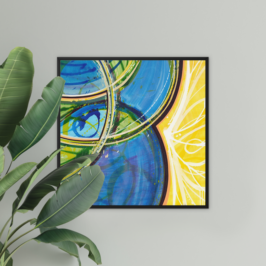Angry Bird - Framed Canvas