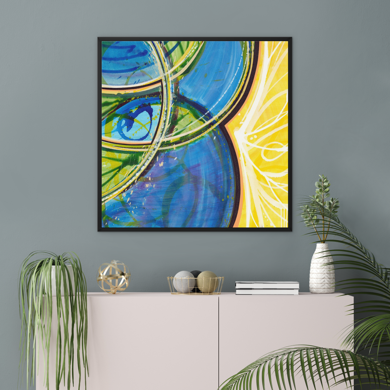 Angry Bird - Framed Canvas