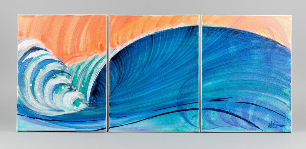 Wave Triptych 03