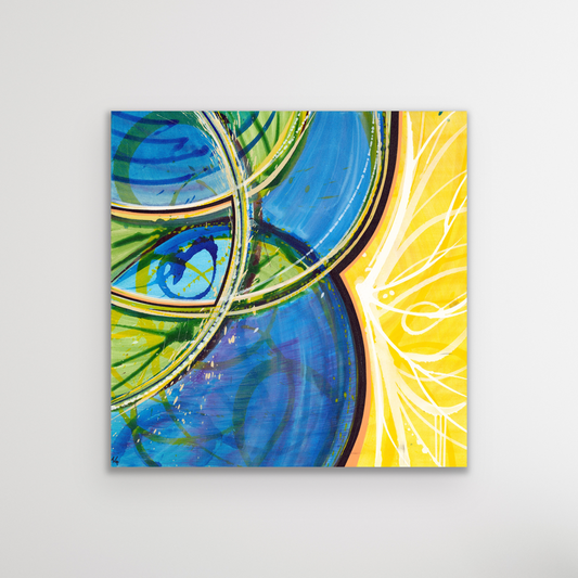 Angry Bird – Abstract Art Print | Nick Seyler