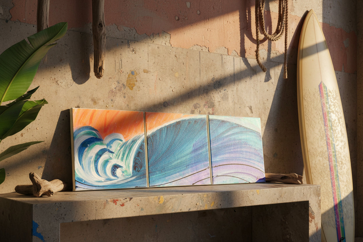 Wave Triptych 02