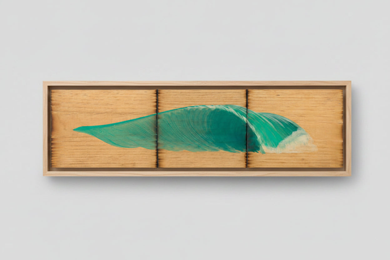 Wooden Right – Framed Canvas Print | Nick Seyler
