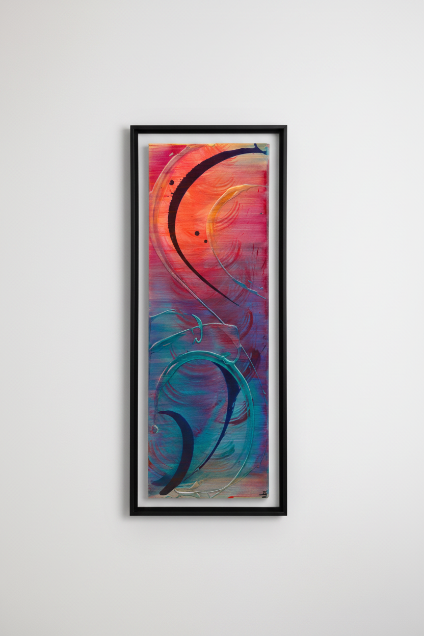 Pristine – Framed Canvas Abstract Art Print | Nick Seyler