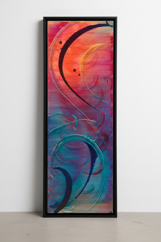 Pristine – Framed Canvas Abstract Art Print | Nick Seyler