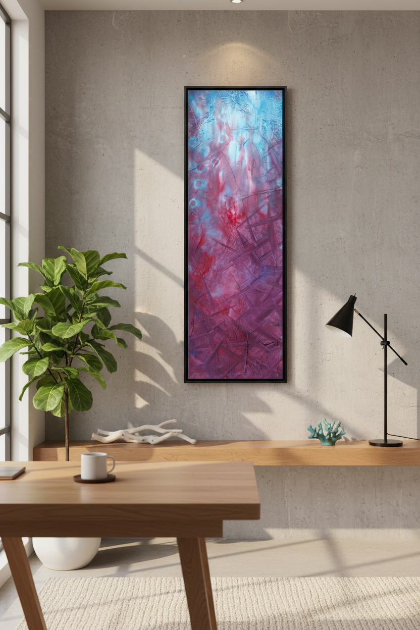 Volatile – Framed Canvas Abstract Art Print | Nick Seyler