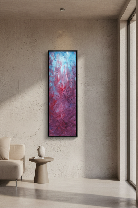 Volatile – Framed Canvas Abstract Art Print | Nick Seyler