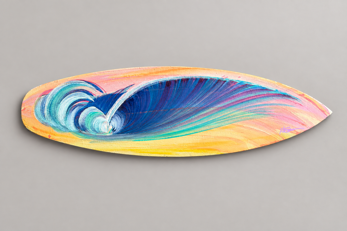 Artwork on a clean neutral background